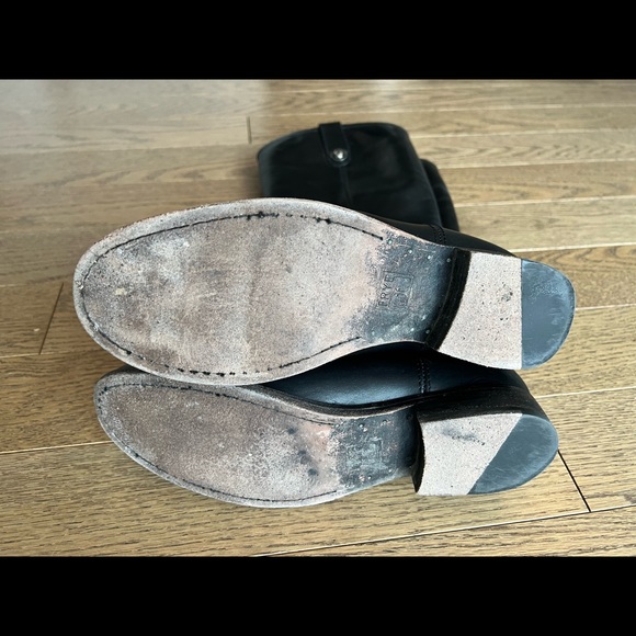 Black Frye Melissa Button Boots - Size 7 - Picture 4 of 4